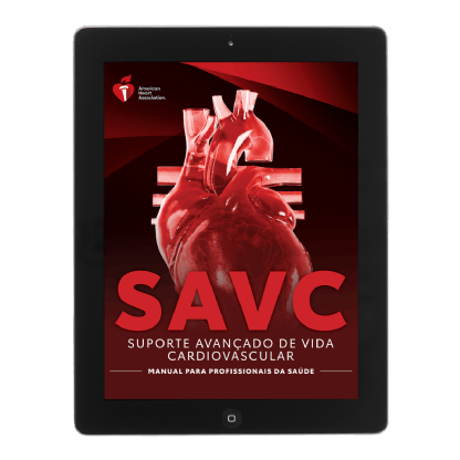 eBook Manual para profissionais da saúde de Suporte Avançado de Vida Cardiovascular (SAVC-ACLS) - Guidelines 2025